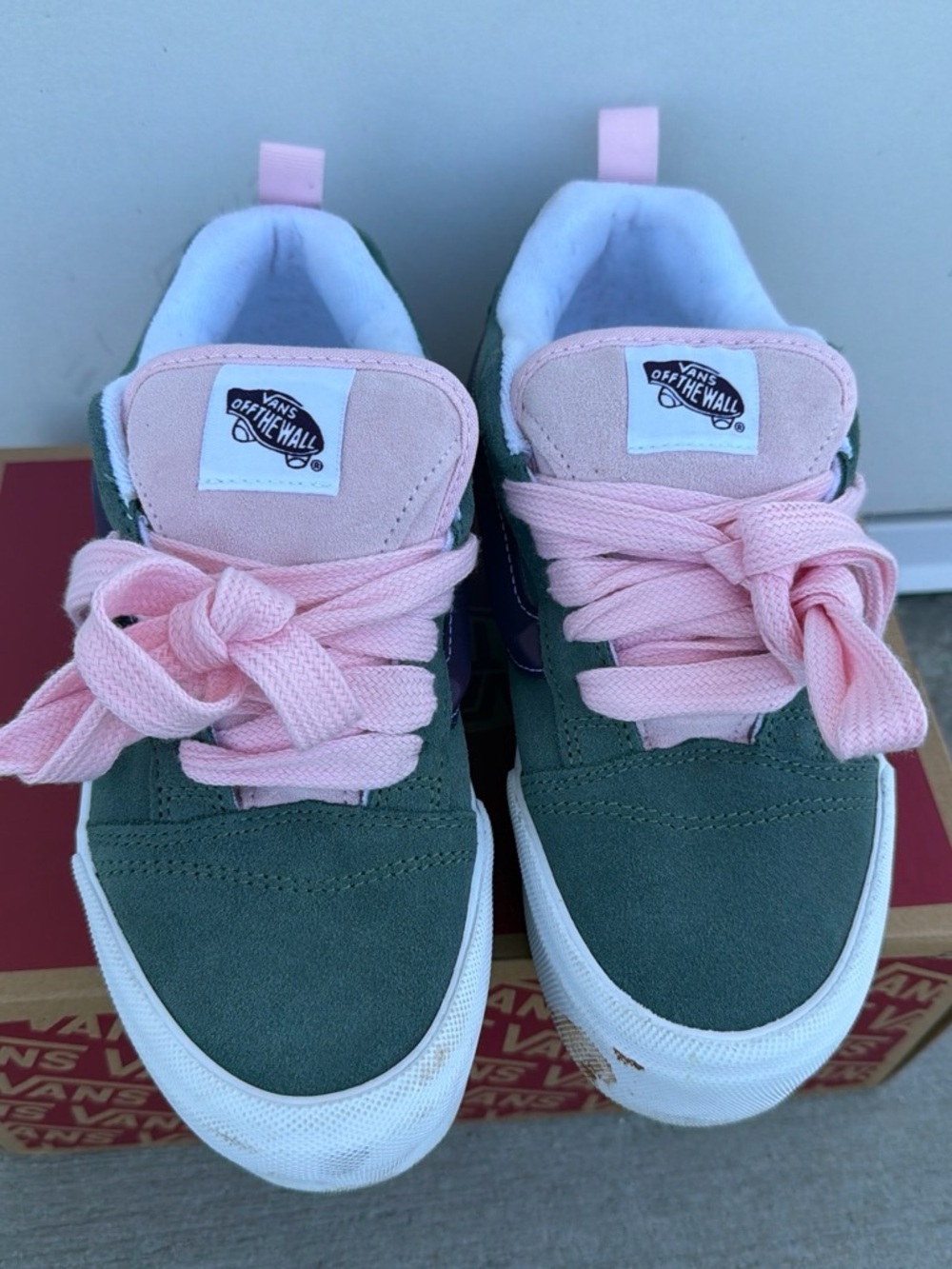 Vans Knu Stack Nineties Silver Pine Pink Women’s 8.5